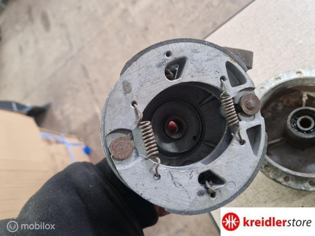 Kreidler voorwielnaaf Campagnolo 116 mm compleet, Fietsen en Brommers, Brommeronderdelen | Kreidler, Gebruikt, Kreidler, Ophalen of Verzenden