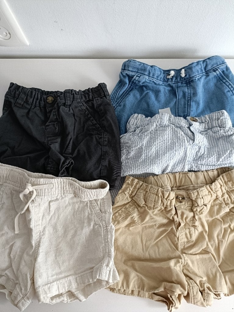 5 korte broekjes maat 86, Kinderen en Baby's, Babykleding | Maat 86, Broekje, Ophalen of Verzenden, Jongetje, H&M.