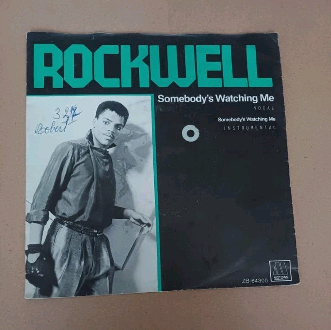 Rockwell - Somebody's Watching Me, Beschermende buitenhoes, Ophalen of Verzenden, Gebruikt, Pop