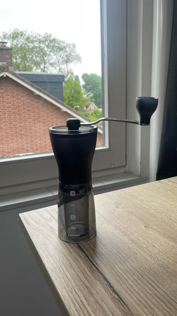 Hario Mini-Slim Koffiemolen, Ophalen of Verzenden, Gebruikt, Koffiemolen