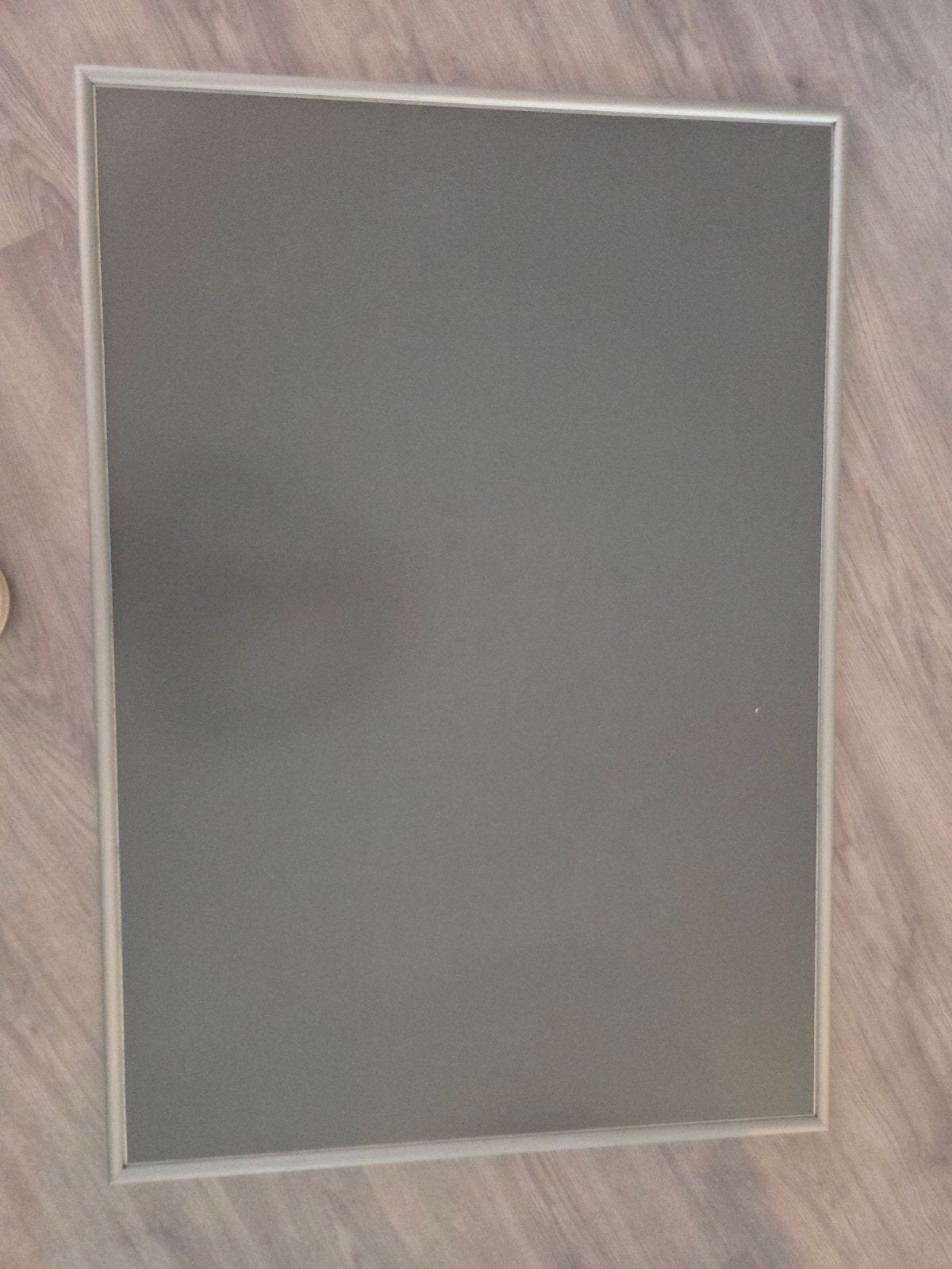 Zilverkleurige kliklijst / posterlijst 70x100 cm, Ophalen