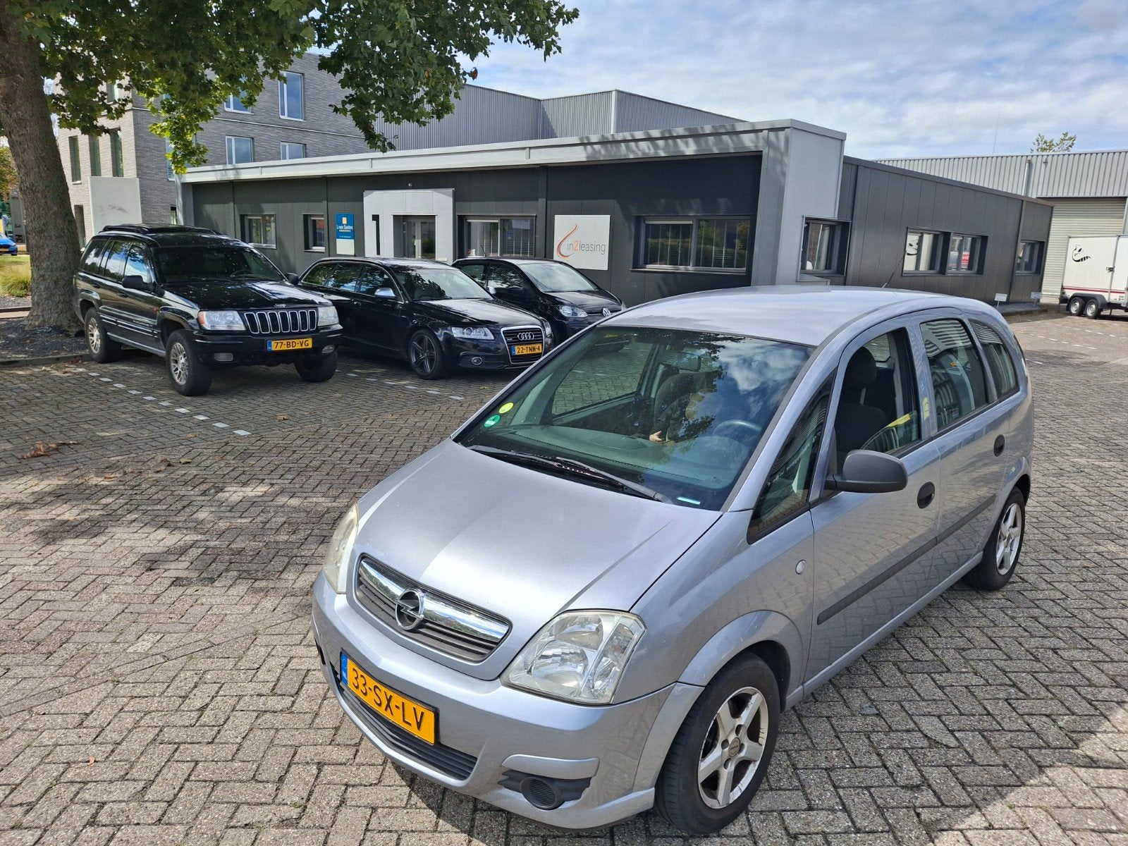 Opel Meriva 1.4 16V 2006 Grijs, Auto's, Voorwielaandrijving, Stof, Zwart, 4 cilinders
