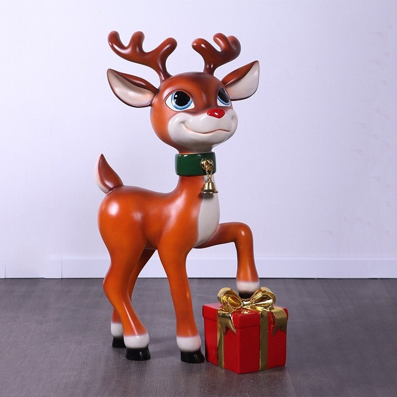 Cute Reindeer – Rendier hoogte 89 cm, Ophalen, HorecaBeelden, Nieuw, HorecaBeelden