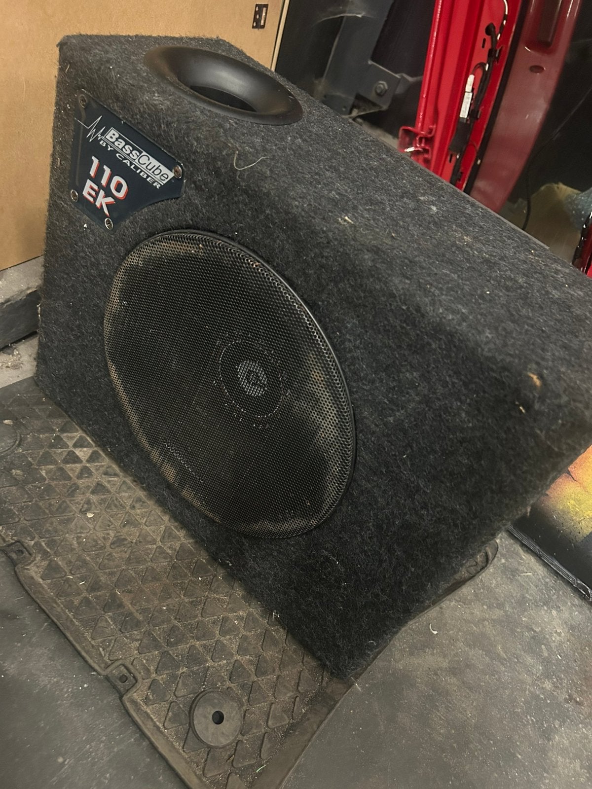 400 watt Subwoofer met ingebouwde versterker, Ophalen, Gebruikt