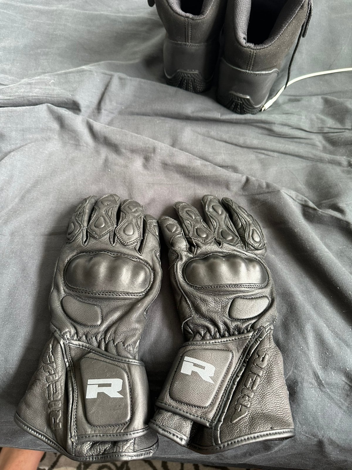 Richa Motorhandschoenen Zwart - Maat L/9, Motoren, Ophalen of Verzenden, Handschoenen