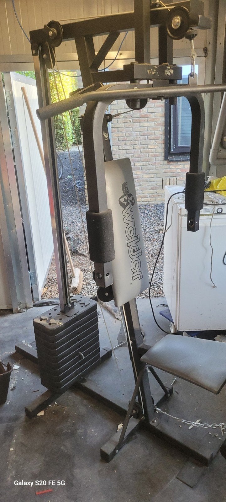 Weider Krachtstation - Compleet thuisfitness, Ophalen, Gebruikt, Armen, Krachtstation