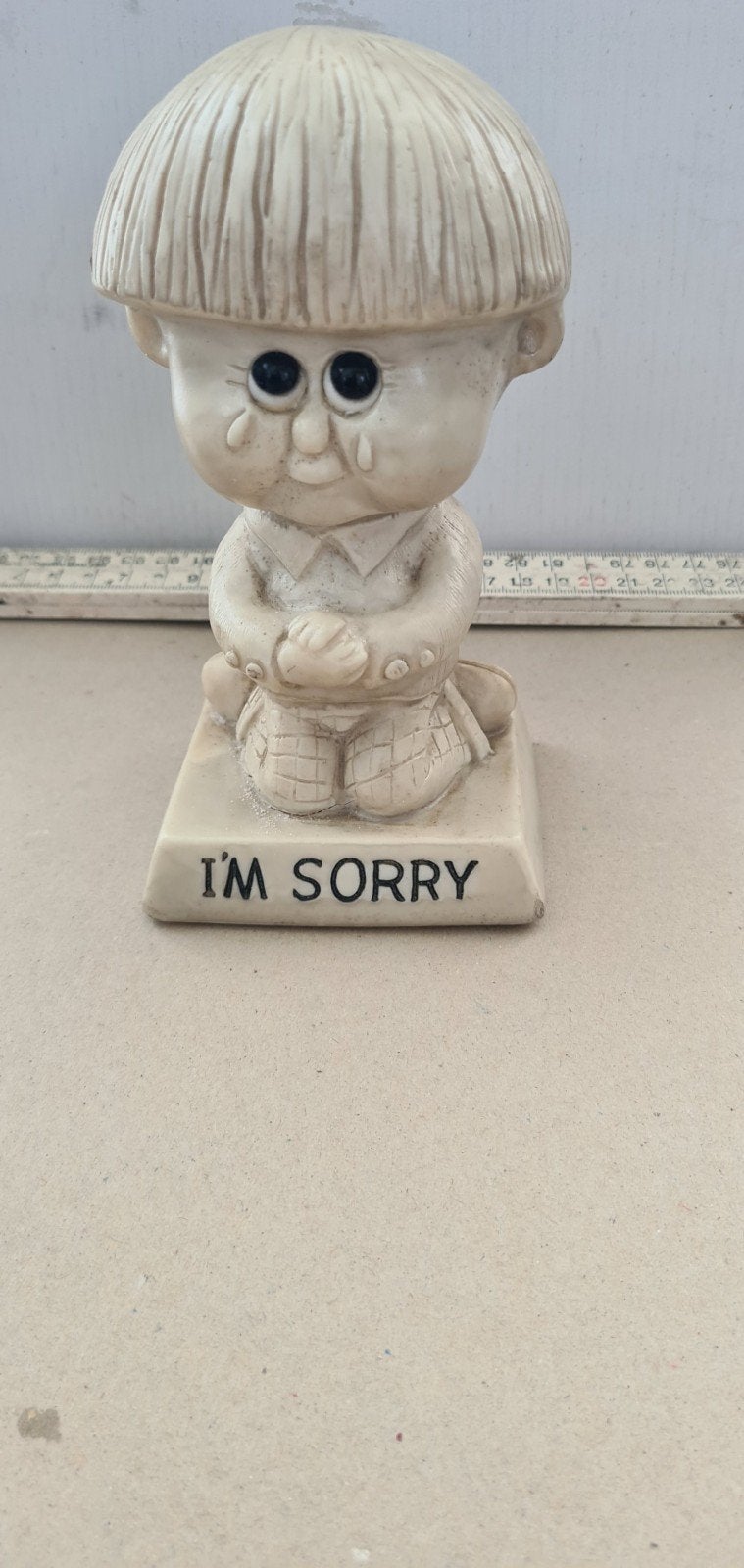 Vintage Russ Berrie & Co. "I'm Sorry" beeldje, Verzenden