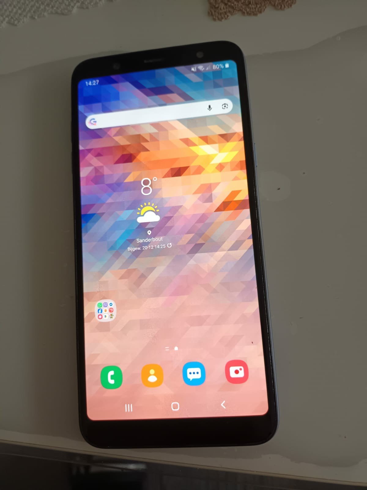 Te koop Samsung Galaxy a6+ werkt prima geen kaball 32 GB, Ophalen, 32 GB, Zonder simlock, Zonder abonnement