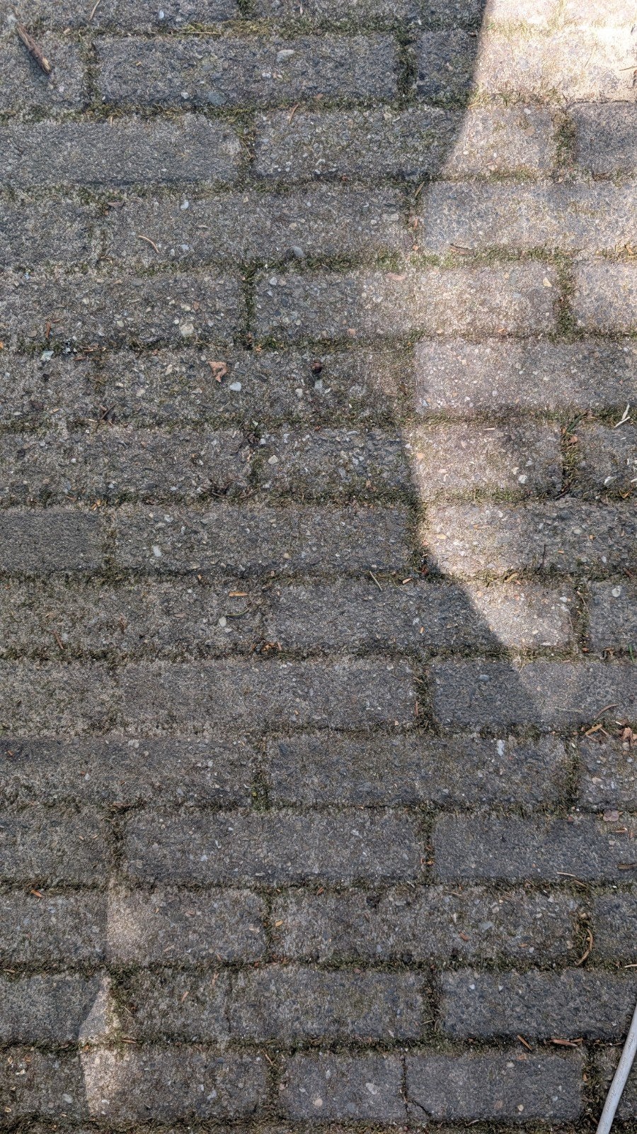 Gratis betonklinkers waalformaat, ca. 18m², Ophalen, Gebruikt, Klinkers, 10 m² of meer