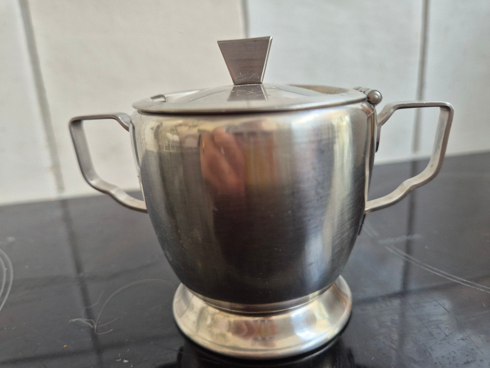 suikerpot RVS 150 ml, Ophalen of Verzenden, Rvs
