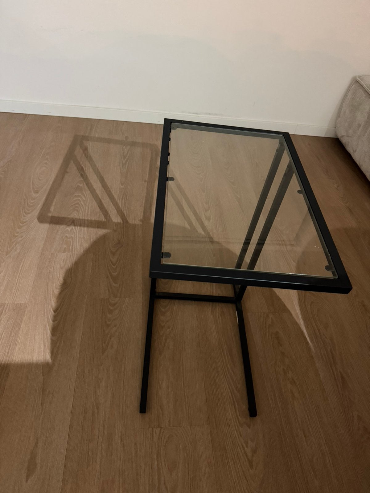 Bijzettafel ikea, Huis en Inrichting, Tafels | Bijzettafels, Minder dan 55 cm, Gebruikt, Rond, Ophalen