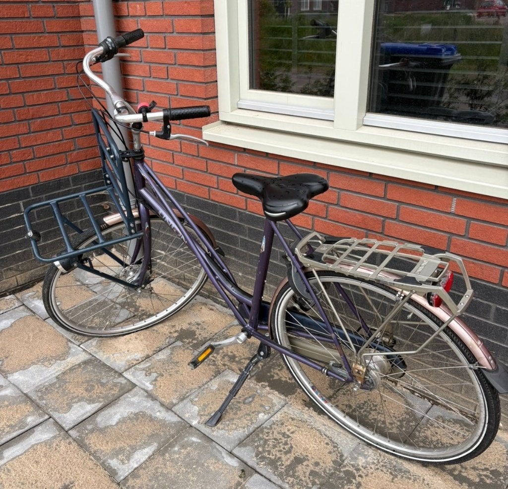 Gezocht (Gestolen?) Union Damesfiets Paars Regio Nijmegen, Fietsen en Brommers, Fietsen | Dames | Damesfietsen, Versnellingen