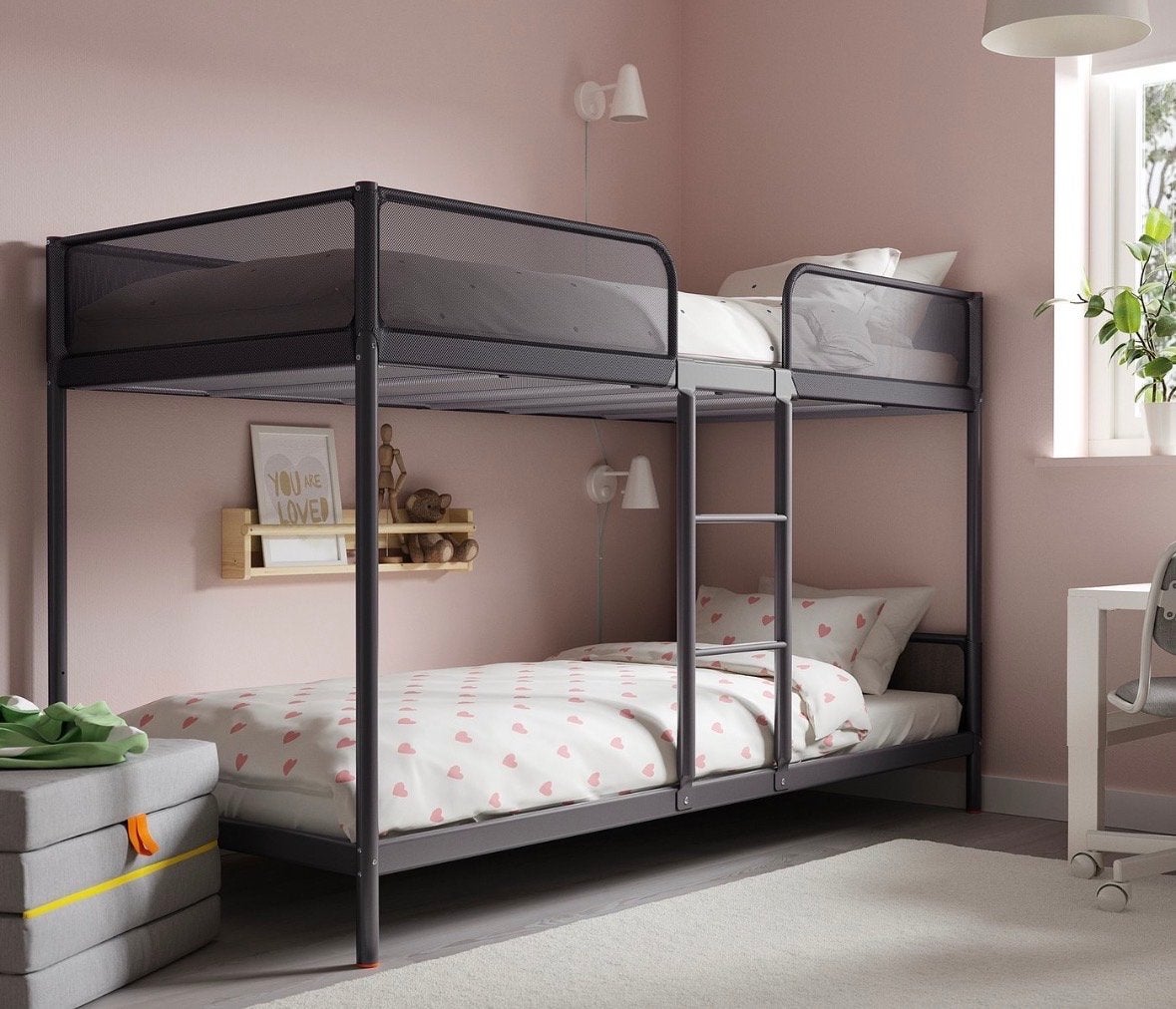 IKEA stapelbed (zonder matrassen), Huis en Inrichting, Slaapkamer | Stapelbedden en Hoogslapers, Ophalen, Gebruikt, Tweepersoons