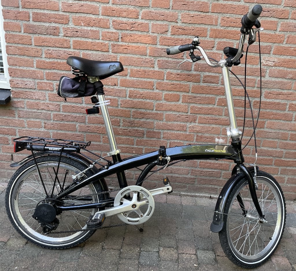 Cyclemaster vouwfiets - Ideaal voor woon-werkverkeer, 20 inch of meer, Gebruikt, Velgrem, Versnellingen