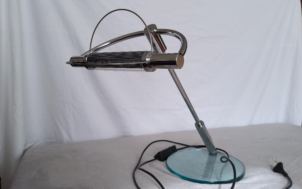 cini & nils design bureaulamp tafellamp, Ophalen of Verzenden, Zo goed als nieuw, Glas