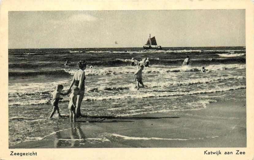377-152-003 Katwijk aan Zee Zeegezicht, Verzenden, Voor 1920, Zuid-Holland