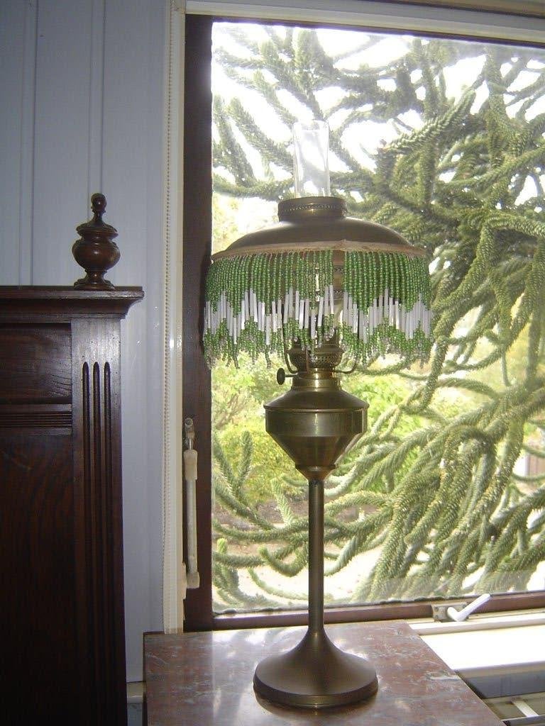 antieke olielamp, Antiek en Kunst, Ophalen of Verzenden
