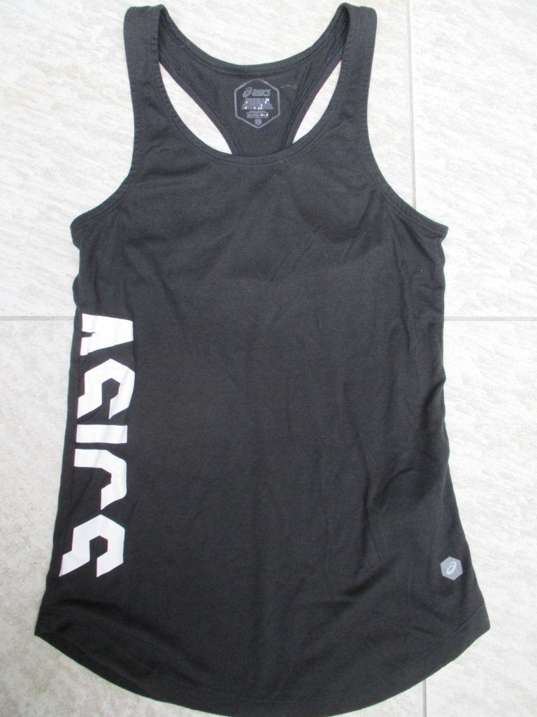 Asics tanktop zwart maat XS singlet shirt / topje, Zwart, Ophalen of Verzenden, Maat 34 (XS) of kleiner, Asics