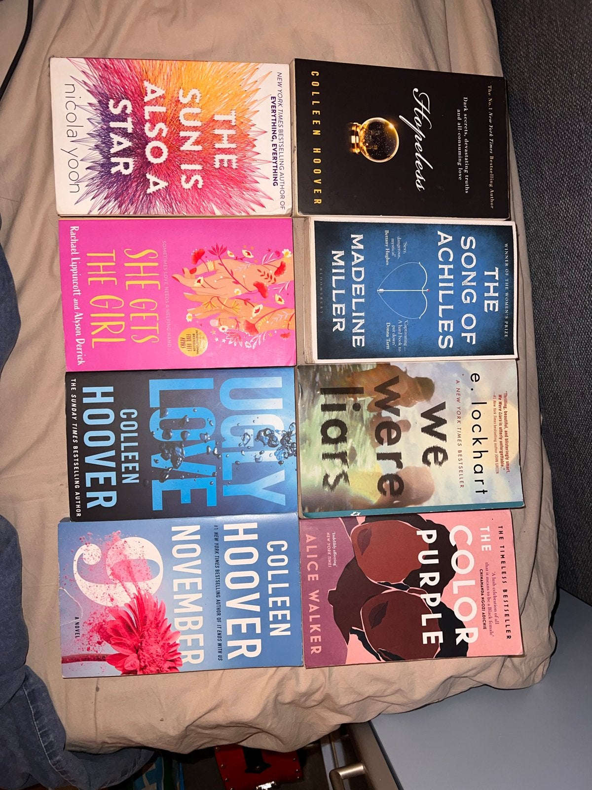 Diverse boekenbundel: Colleen Hoover, Nicola Yoon & meer, Boeken, Ophalen, Gelezen, Wereld overig