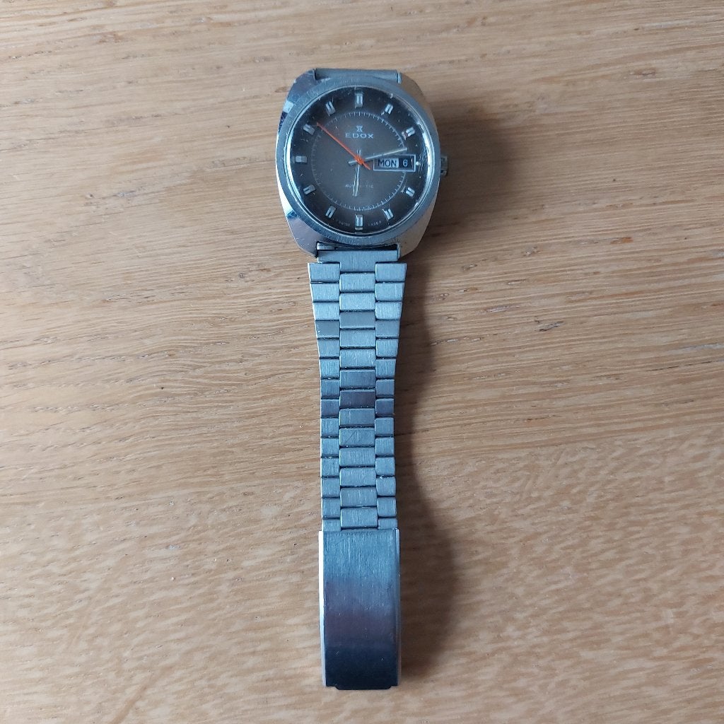 Horloge Edox 200326, Overige merken, Staal, Staal, Polshorloge