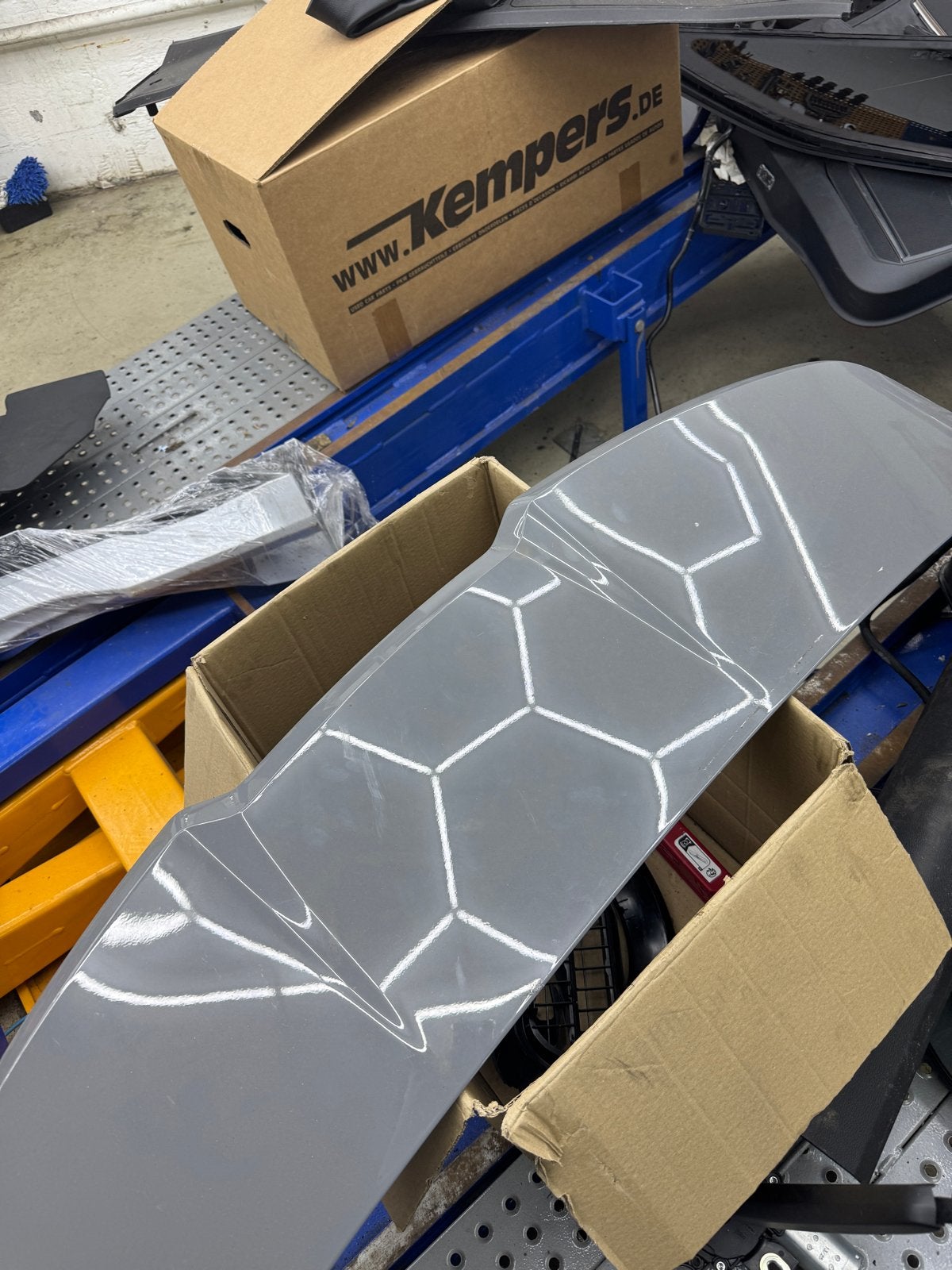 Audi RS6 Achterklep Spoiler - Grijs - Origineel, Ophalen, Gebruikt, Achterklep, Audi