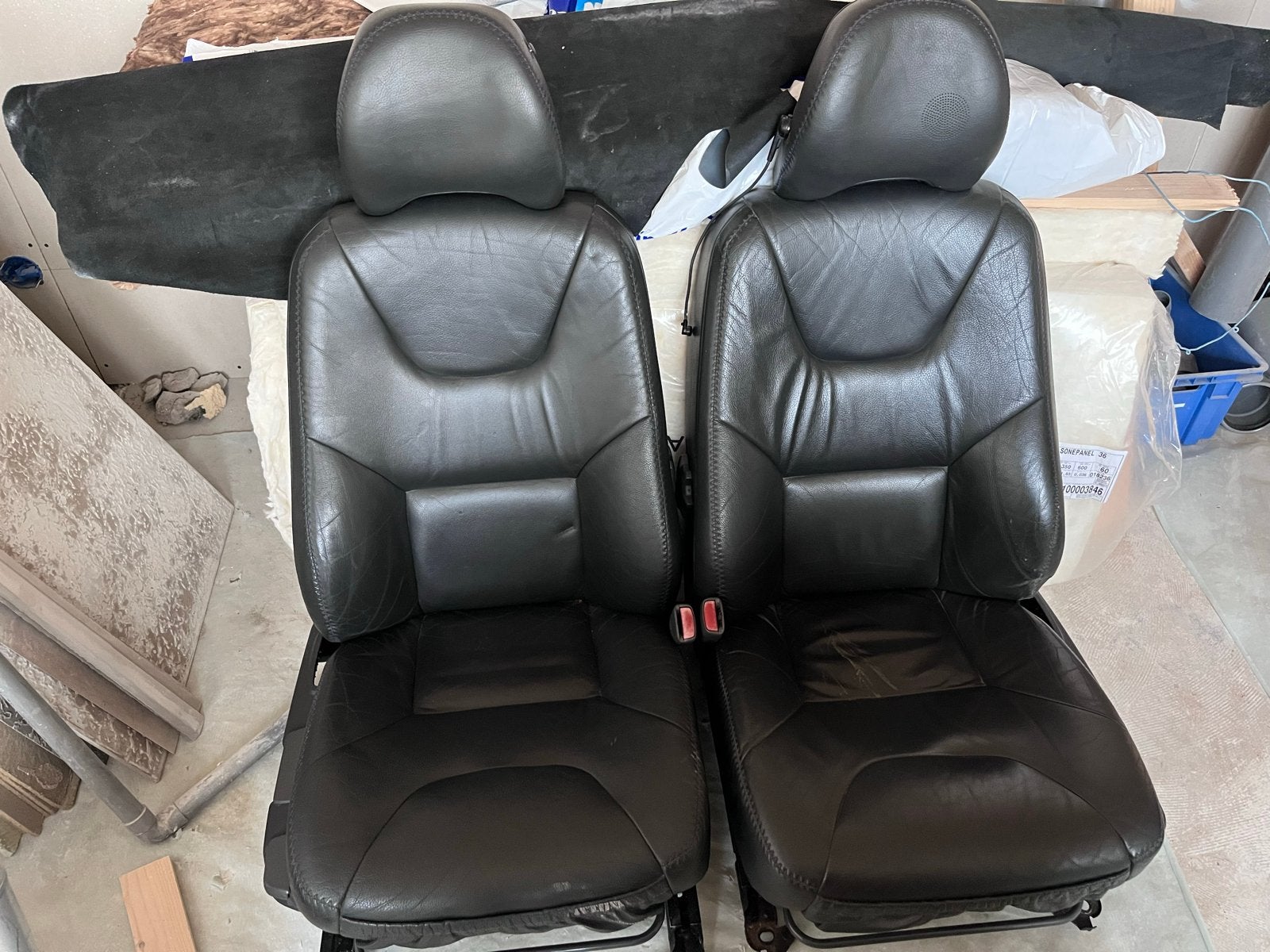 Volvo XC70 Stoelen (2000) - Leer, 3-delige achterbank, Auto-onderdelen, Ophalen, Gebruikt, Volvo