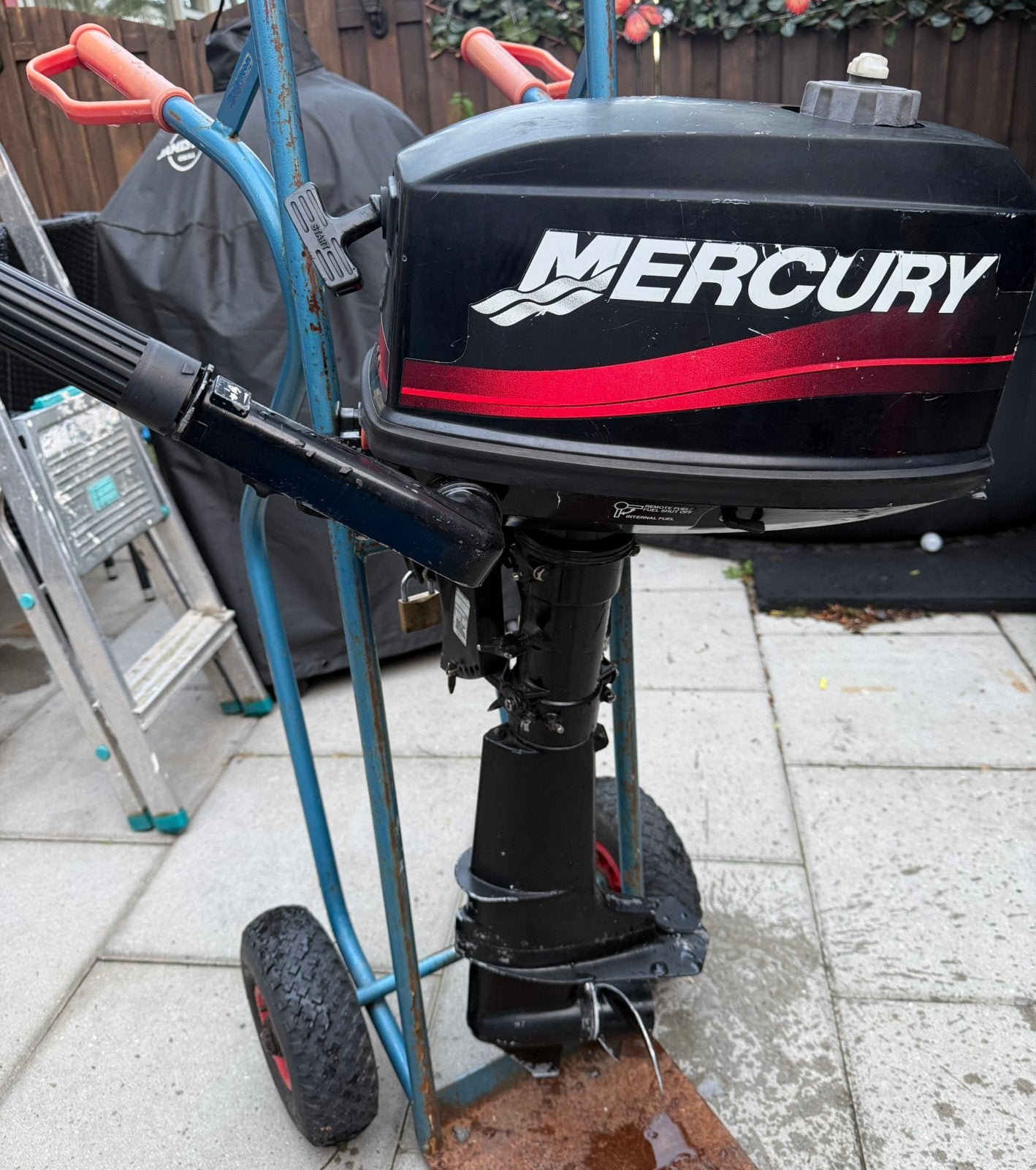 mercury 5 pk, Ophalen, Gebruikt, 5 tot 10 pk, Buitenboordmotor