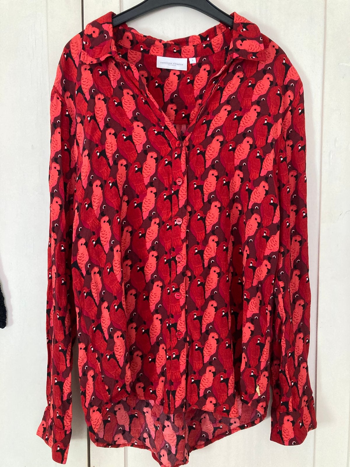 Mooie Fabienne Chapot blouse. Maat S, Kleding | Dames, Blouses en Tunieken, Ophalen of Verzenden, Gedragen, Maat 36 (S)