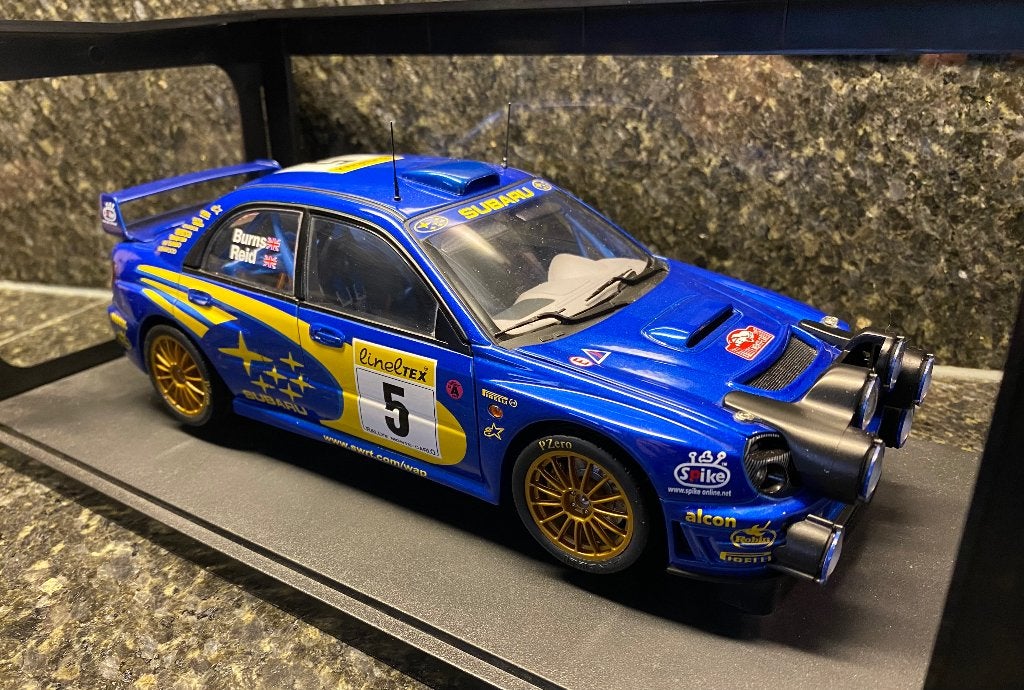 Subaru impreza wrc night, Ophalen of Verzenden, Zo goed als nieuw, Autoart