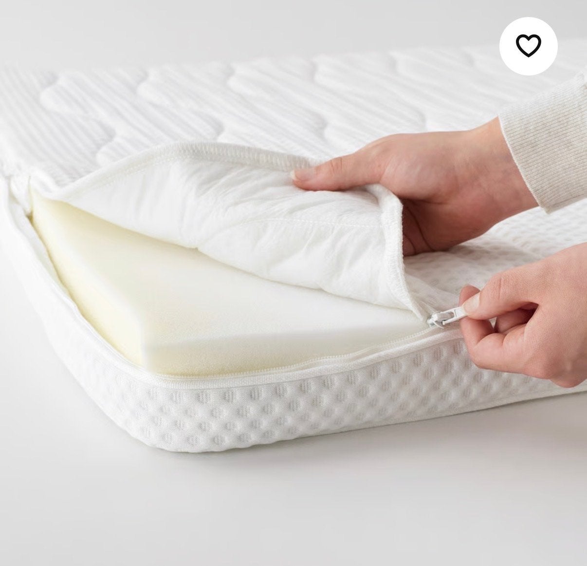IKEA NORRSELE Topper 180x200 cm (3 dagen geleden gekocht), Ophalen, Matras, 180 cm, 200 cm