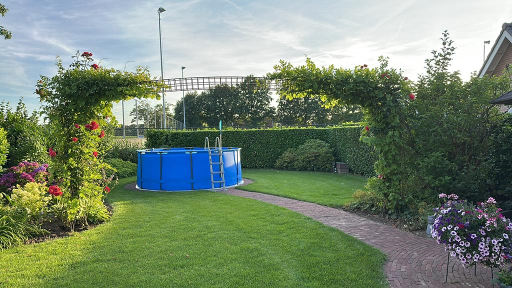 Zwembad 366x122, Tuin en Terras, 120 cm of meer, Rond, 300 cm of meer, Ophalen of Verzenden