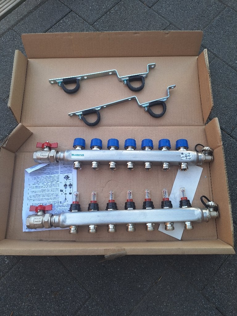 Vloerverwarming, Doe-het-zelf en Verbouw, Ophalen, Minder dan 30 cm, Cv-ketel of Combi-ketel, Nieuw