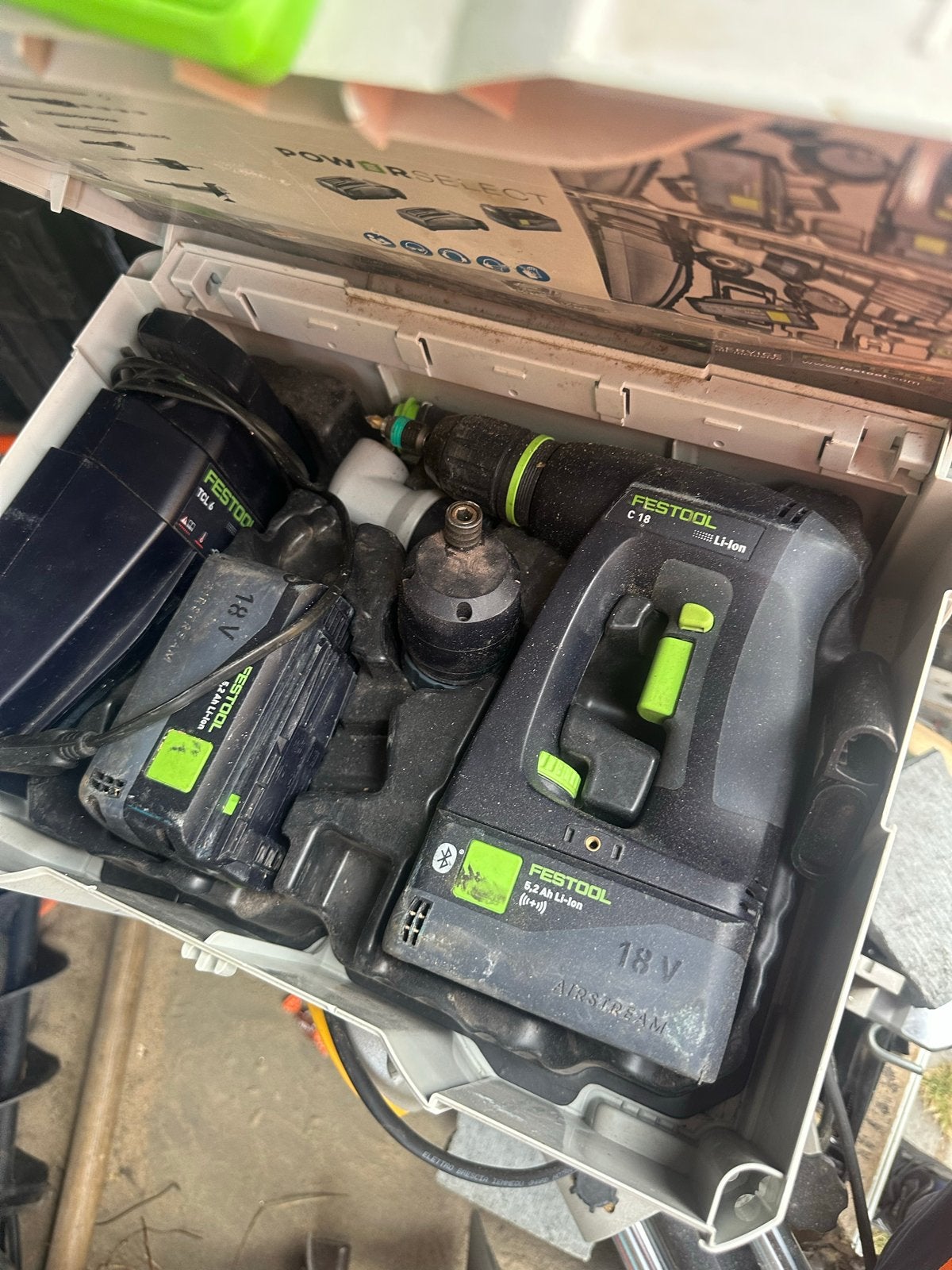 Diverse gereedschap: Festool, Makita en 20 accu's, Ophalen of Verzenden, Gebruikt, Overige typen, Festool