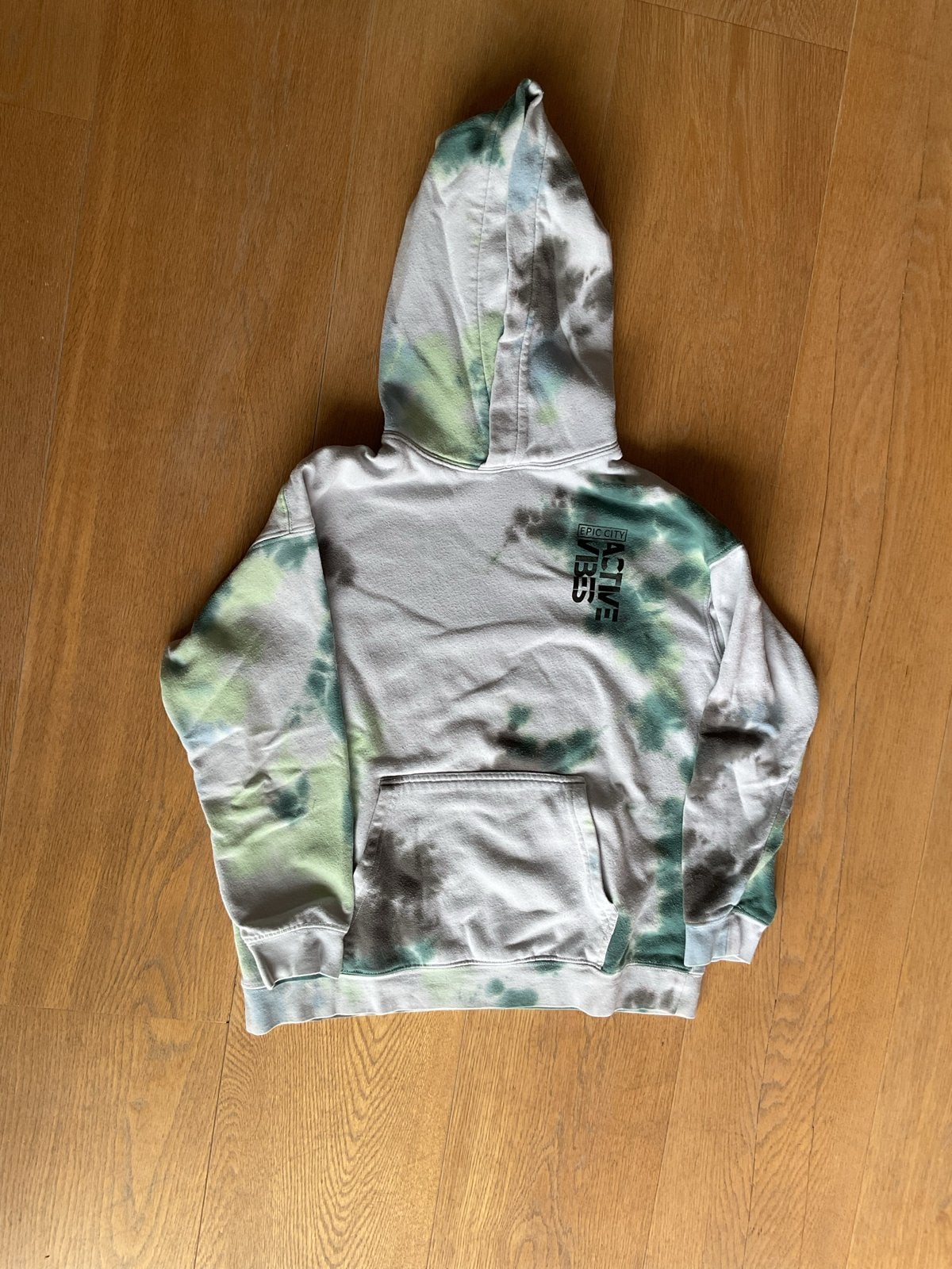 H&M Tie-dye hoodie maat 134/140, Ophalen of Verzenden, Gebruikt, Jongen of Meisje, Trui of Vest