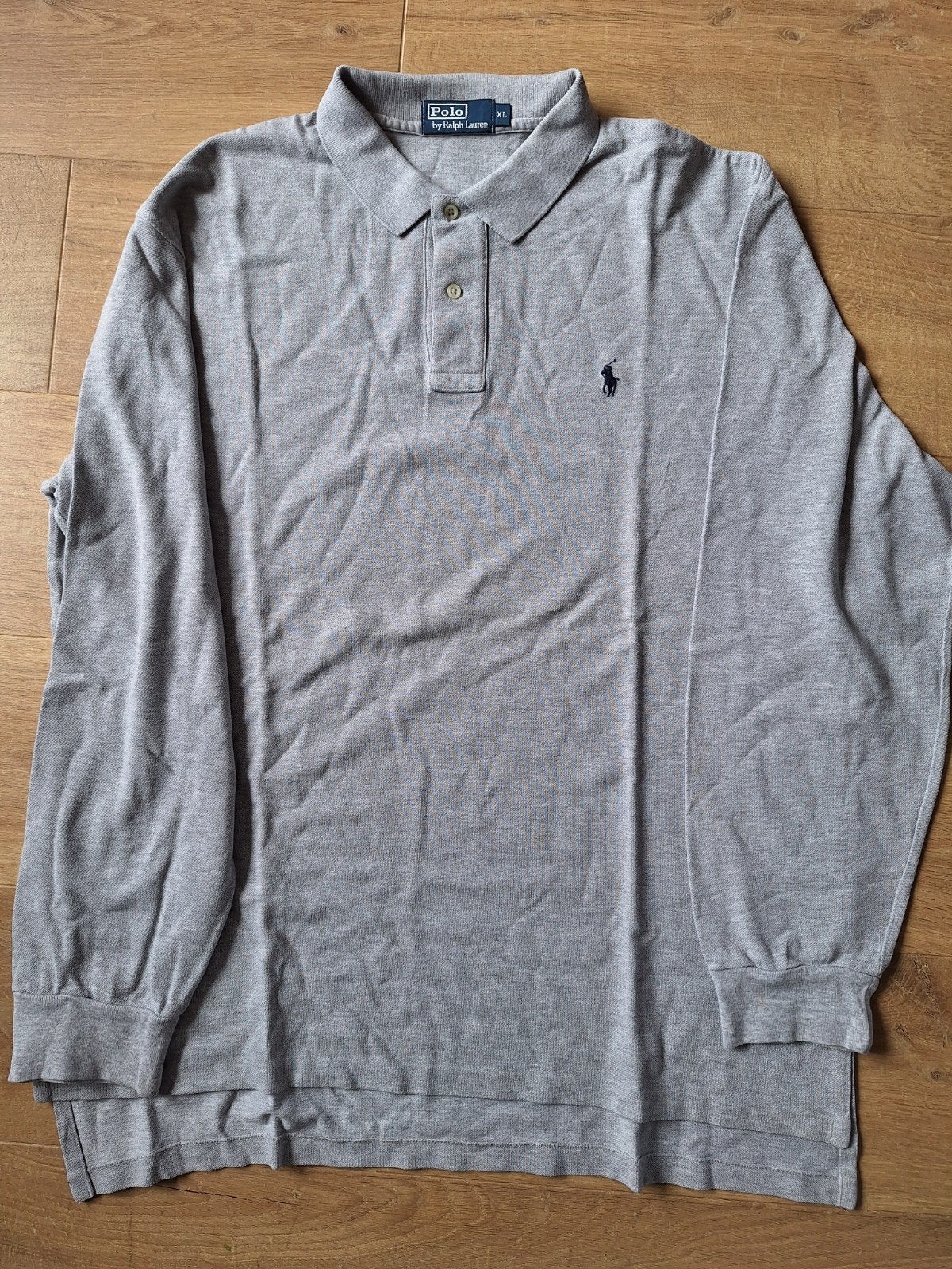 Polo Ralph Lauren Longsleeve Polo Grijs XL, Maat 56/58 (XL), Ophalen of Verzenden, Polo Ralph Lauren, Grijs