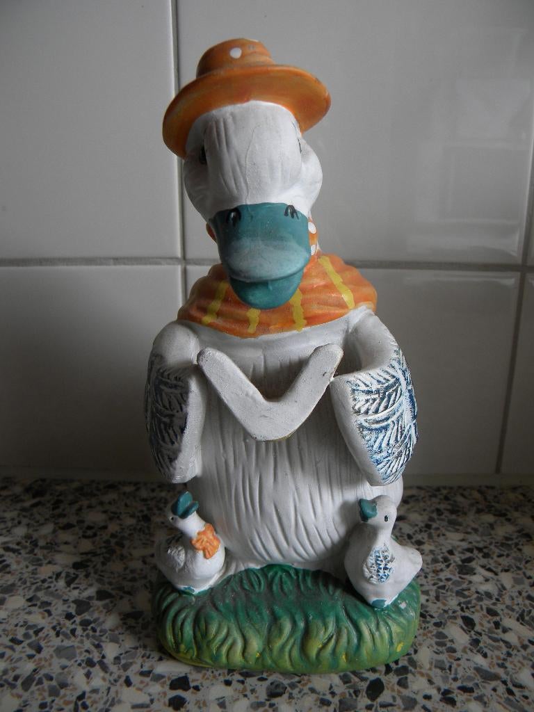 BEELDJE GANS, MOEDER DE GANS LEEST VOOR AAN KINDJES, Verzamelen, Ophalen of Verzenden, Zo goed als nieuw, Vogel, Beeldje of Figuurtje