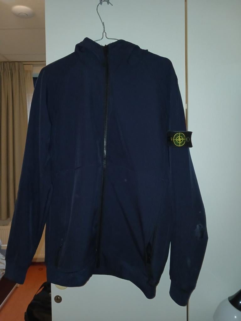 Stone island jas, Ophalen, Maat 52/54 (L), Blauw, Stone Island