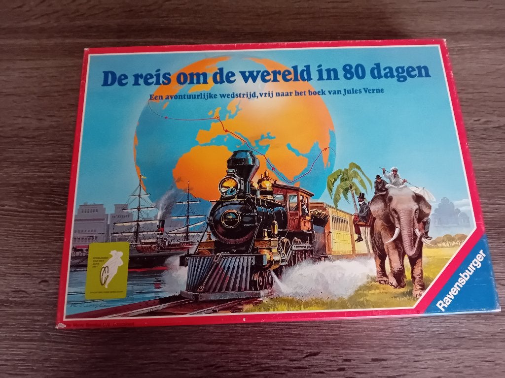 De Reis om de Wereld in 80 dagen, Een of twee spelers, Ophalen of Verzenden, Gebruikt, Ravensburger