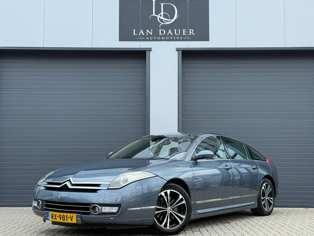 Citroen C6 3.0V6 Exclusive|UNIEK|LUCHTVERING|HEAD UP|LAGE KM, Auto's, Citroën, Gebruikt, C6, 2946 cc, Leder