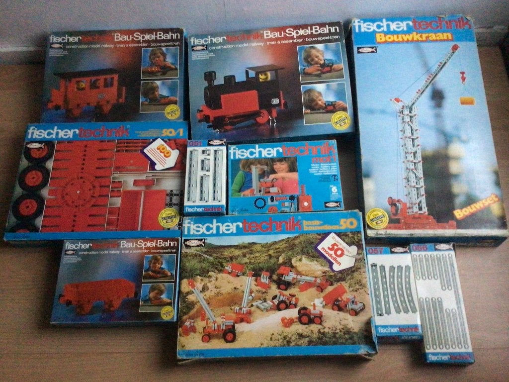 Fischer technik, Ophalen, Gebruikt