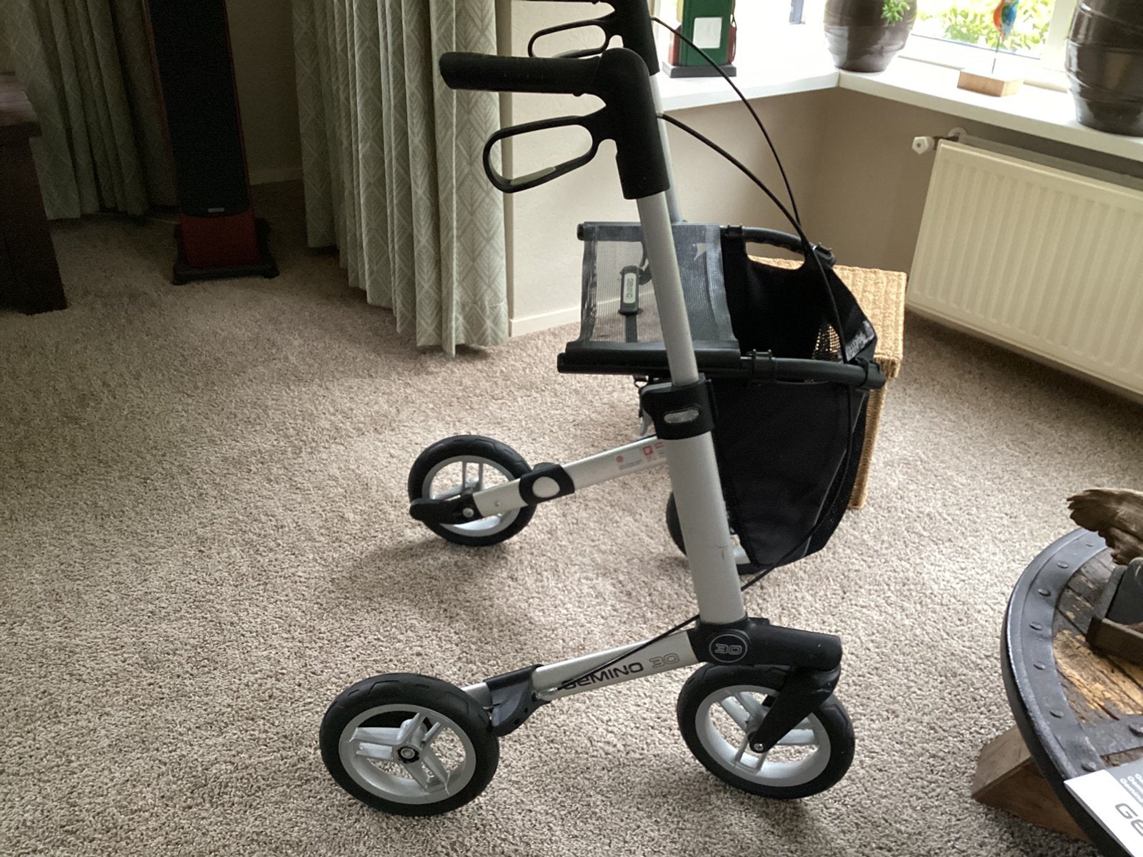 Rollstor Gemino 30 lichtgewicht, Diversen, Rollators, Ophalen, Lichtgewicht, Zo goed als nieuw