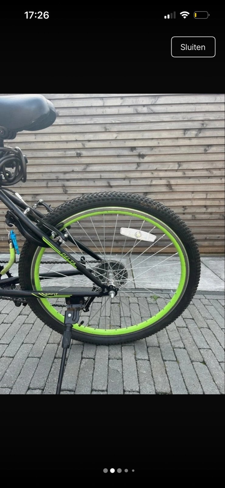Foto 6 van Delta Spirit 24 inch kinderfiets - 1e versnelling defect