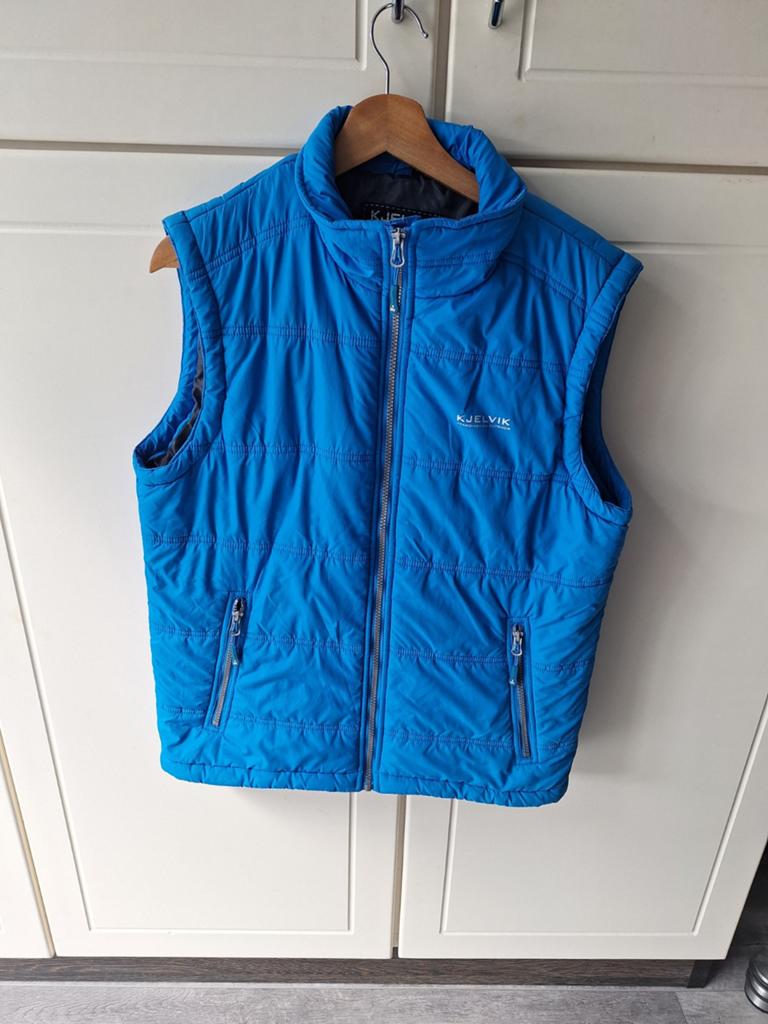 Kjelvik Bodywarmer Blauw Maat M, Maat 38/40 (M), Blauw, Ophalen of Verzenden, Zo goed als nieuw