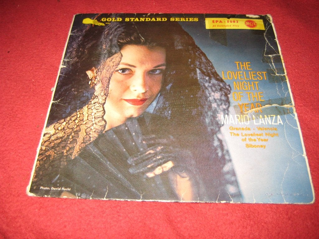 Mario Lanza: The loveliest night of the year (NO86), Ophalen of Verzenden, Zo goed als nieuw, Pop