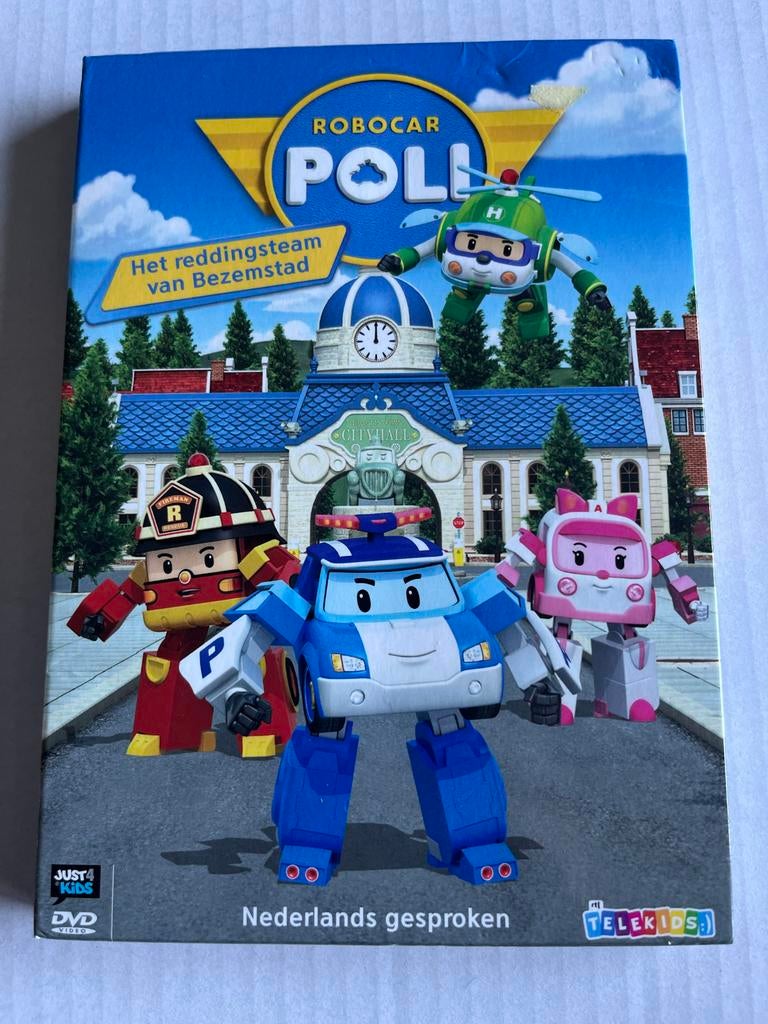 Robocar Poli - Het reddingsteam van Bezemstad DVD, Alle leeftijden, Ophalen of Verzenden, Gebruikt