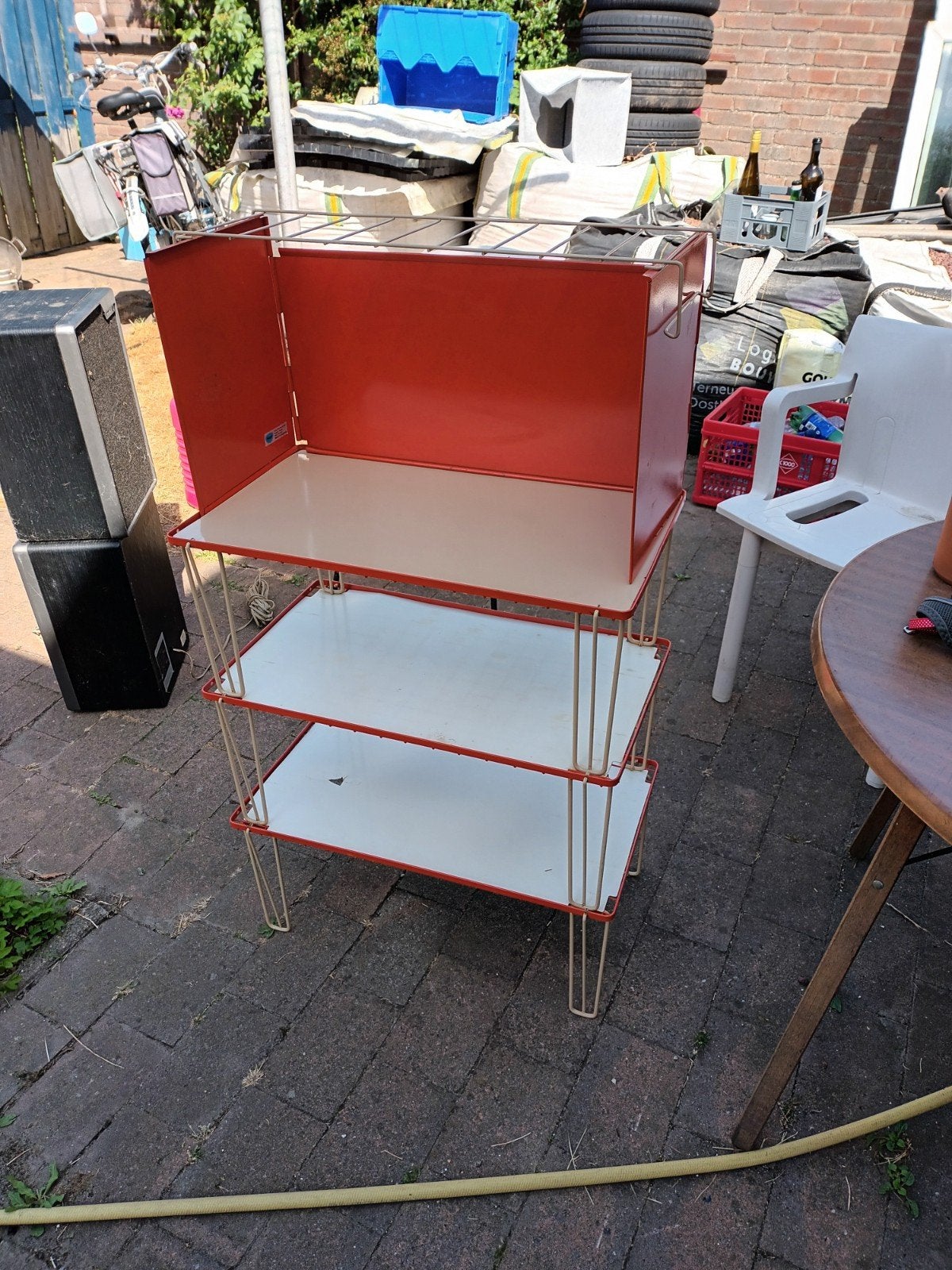 Vintage camp kitchen van Hago. ORANJE., Ophalen of Verzenden, Zo goed als nieuw