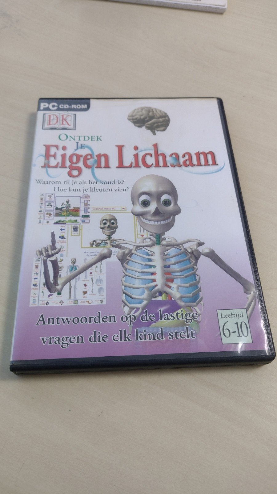 Pc cd-rom game - Ontdek je Eigen lichaam. Te koop, Spelcomputers en Games, Games | Pc, Zo goed als nieuw, Puzzel en Educatief