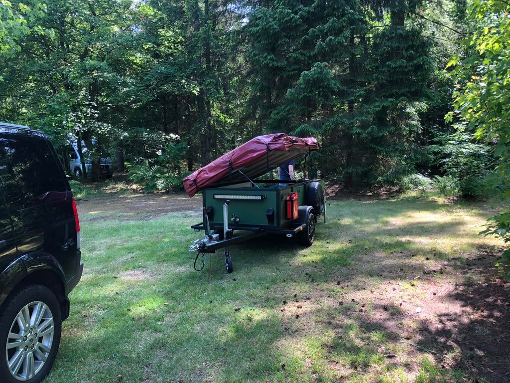 Tenttrailer/offroad trailer, Ophalen