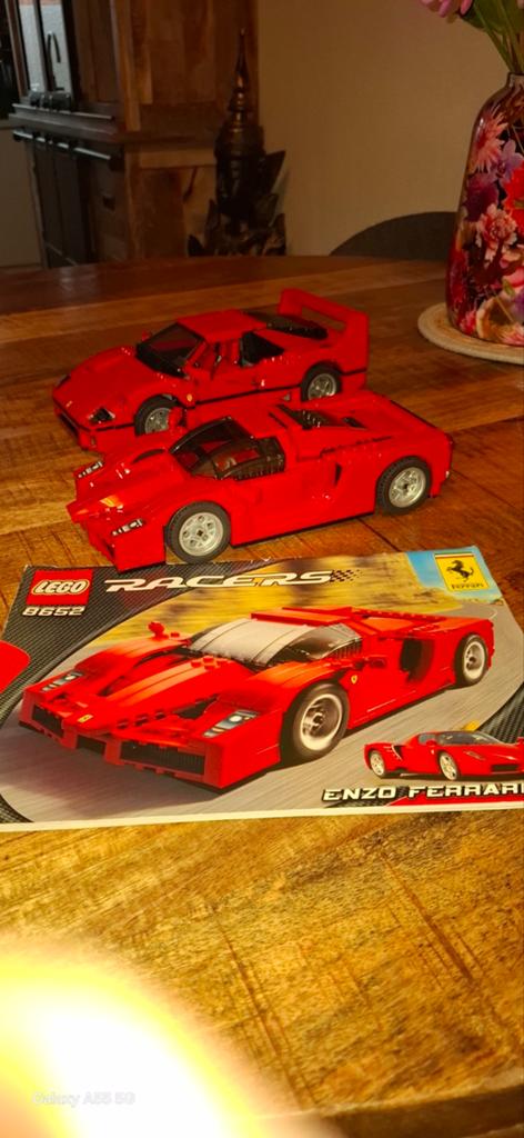 Lego Racers 8652 Enzo Ferrari, Ophalen of Verzenden, Zo goed als nieuw, Compleet, Lego
