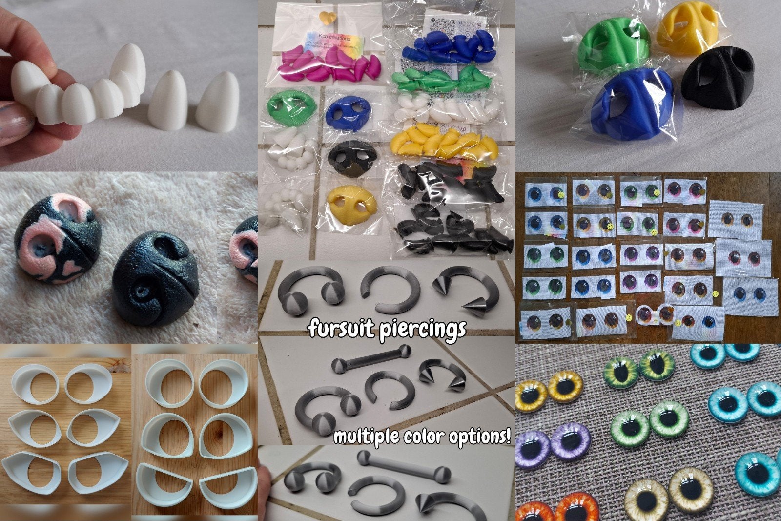 Fursuit supplies available in multiple colors and sizes!, Ophalen of Verzenden, Nieuw